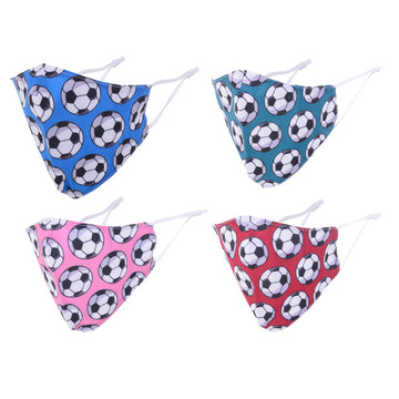MaskiT Reusable 3 Layer Masks - Soccer Ball